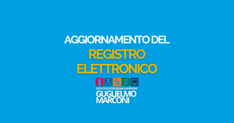 Aggiornamento piattaforma del Registro Elettronico
